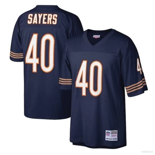 Novo Jogo NFL Chicago Bears Game Jersey Gale Sayers Camisa De Futebol Edição Fã Esportiva