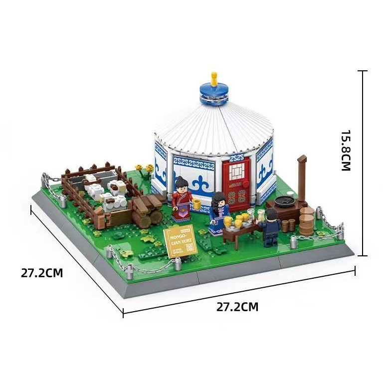 The Louvre Building Blocks 821 Pcs WANGE Architecture Bricks Toy Set ...