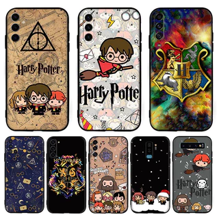 Estojo Telefônico Para Samsung S21 S30 Plus Fe Ultra Nota 8 harry potter Silicone Preto