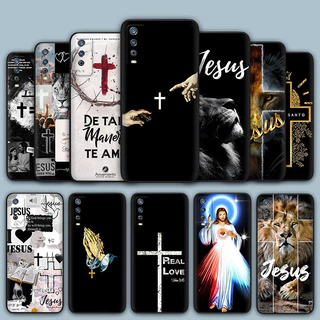 Xiaomi Mi 8 Lite 9 9T Pro A3 CC9E 10T Pocophone F1 Caso De Telefone Macio 8A7A Jesus Cristo Escudo Do Móvel