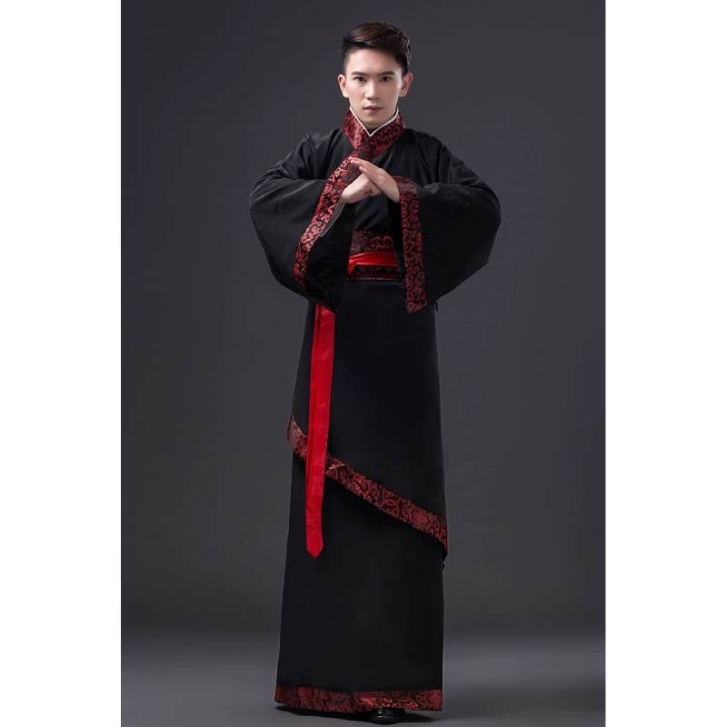 Roupa Tradicional Chinesa Cultural De Hanfu Masculina Com Tecido De ...