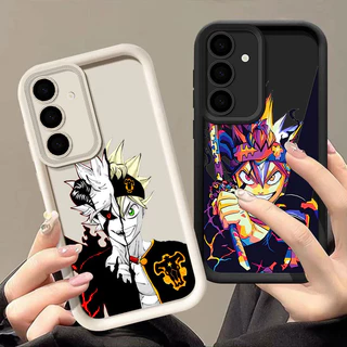 Capa De Proteção Para Câmera À Prova De Choque Asta Black Clover Anime Phone Samsung Galaxy S24 S22 Ultra S21 Plus S20 S23 FE Nota 20 A55 A35 5G