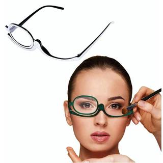 Óculos Profissional Maquiagem monóculo Lente Única 1.5 graus Rotação 180° COR: Cinza claro ABS