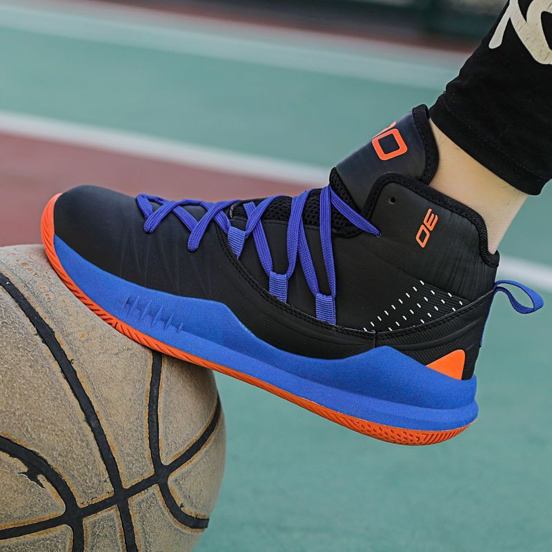 Tênis de basquete Nba Kobe Men Amortecimento Borracha Real Combat 7 Calçados esportivos estudantis Tênis de cano alto com absorção de choque e resistente ao desgaste Botas de combate antiderrapantes