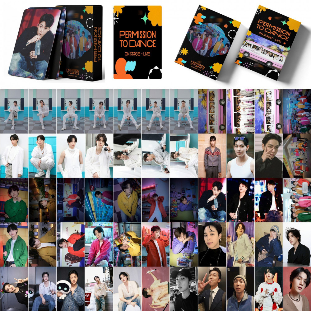 LINXX 55pcs BTS PTD ON STAGE Lomo Cards Set HD Pictures 3 Polegada