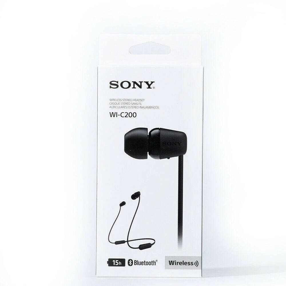SONY WI-C200 Fone De Ouvido Estéreo Intra-Auricular Sem Fio