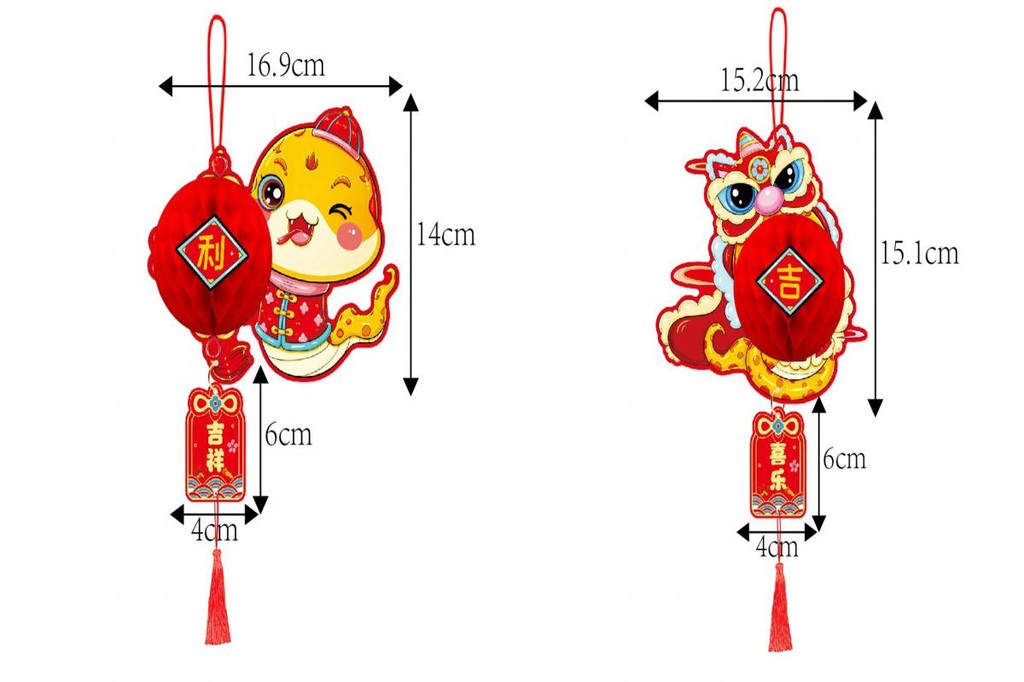 Lunar New Year Ornaments Spring Festival Decorations 2025 of the Snake