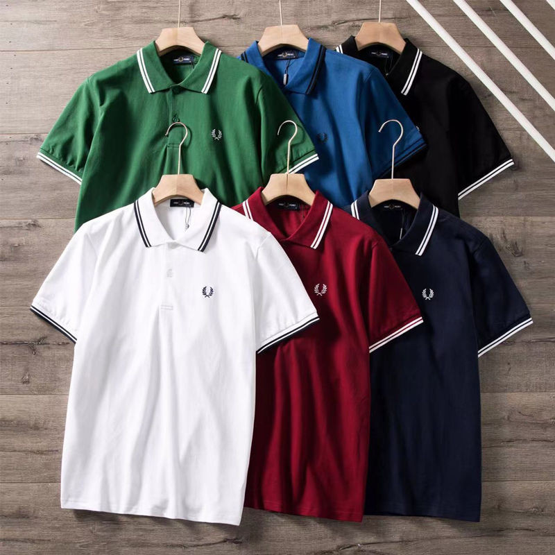 Fred Perry Camisa POLO Masculina Paul Nova Camiseta Lapela Algodão Casual  Bordado Top De Manga Curta | Shopee Brasil