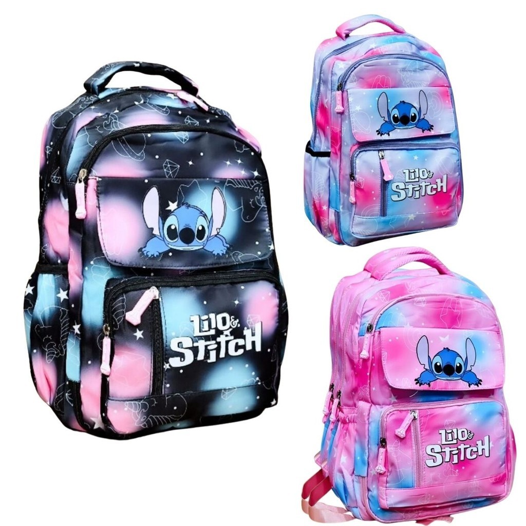 Mochila de costas Stitch lançamento volta as aulas | Shopee Brasil
