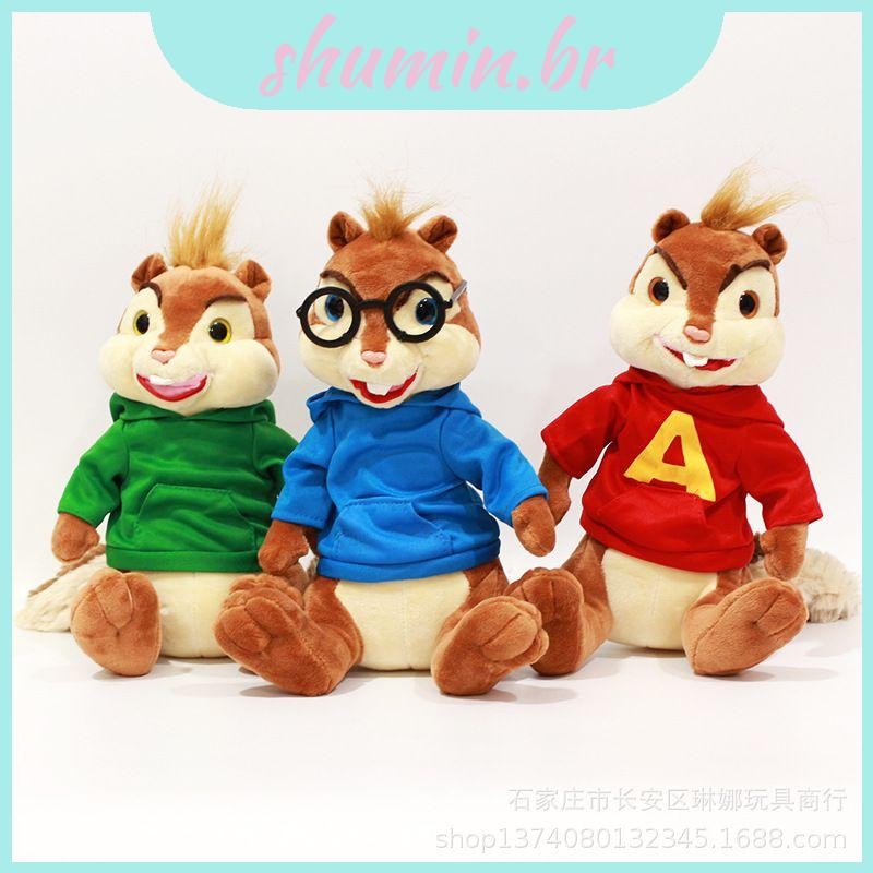Conforto Alvin E Os Esquilos Theodore Simon Brinquedo De Pelúcia ...