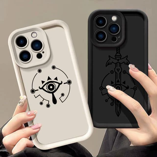 Zelda A Lenda Do Invólucro Telefônico Para iphone 16 15 11 13 Pro Max Xr X 7 8 14 Plus 12 13 Mini Xs Macio 16Pro Capa De Proteção À Prova De Choque Câmera