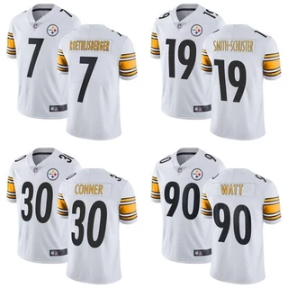 Novo Pittsburgh Steelers NFL Camisa De Futebol Da No . 7 Roethlisberger Watt Conner Schuster Camiseta Tops Tee Unisex d