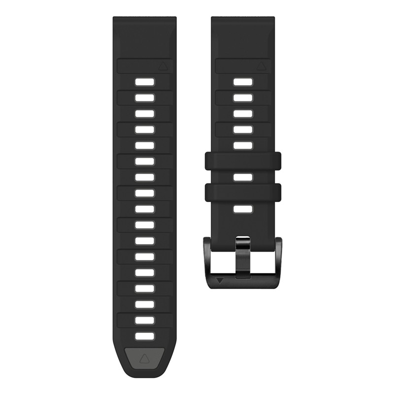 INEOUT Cinturino sportivo in silicone bicolore compatibile con Garmin Forerunner 965 955 Solar 945 935 745 cinturino di ricambio for cinturino da 22 mm (Color : Army Green, Size : For Forerunner 745