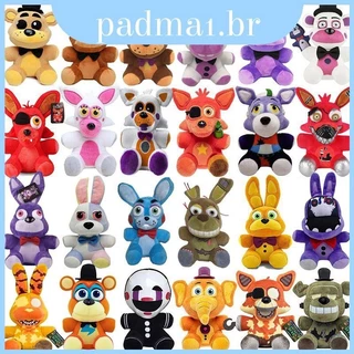 25cm Sexta-Feira À Noite Sem Freddy FNAF Brinquedos De Pelúcia Chica Bonnie Mangle Nightmare Bonecas Recheadas Coelho Urso
