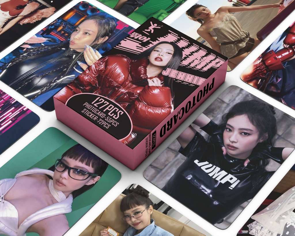 BLACKPINK ジェニ Jumpup トレカ 127 Unidades/Caixa BLACKPINK Solo JENNIE Photocards JUMP KPOP
