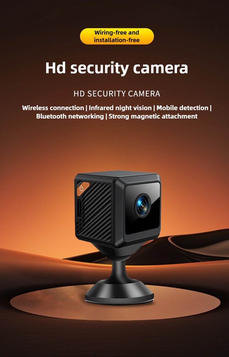Heban W02 Câmera Wi-Fi De Alta Definição 1080P Visão Noturna Segurança ...
