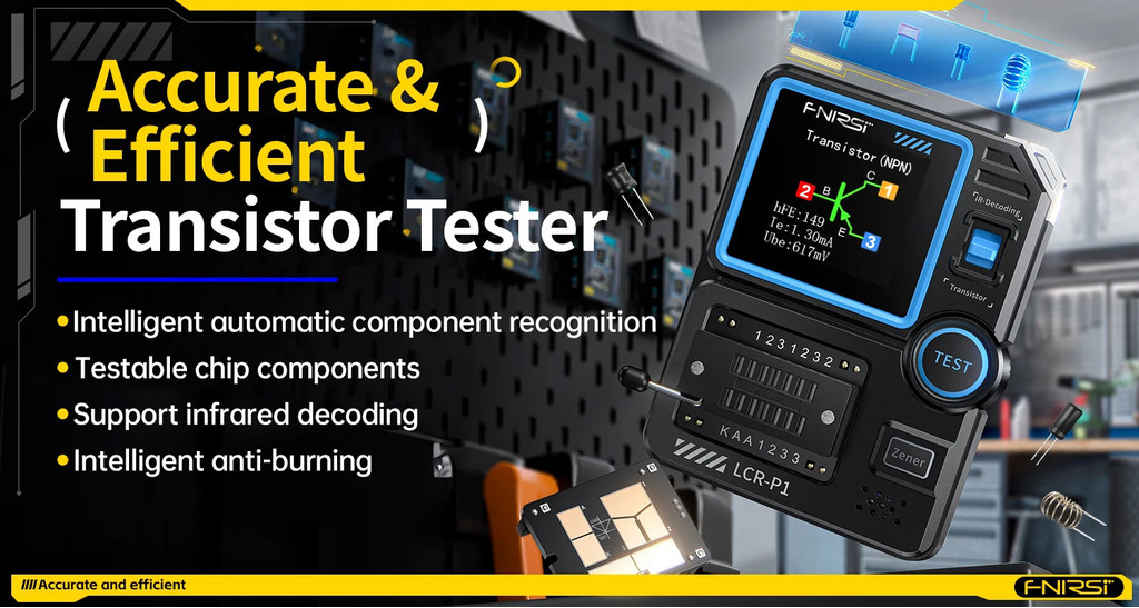 ARCELI LCR-T7 Transistor Tester TFT Diode Triode Capacitance Meter LCR ESR Meter
