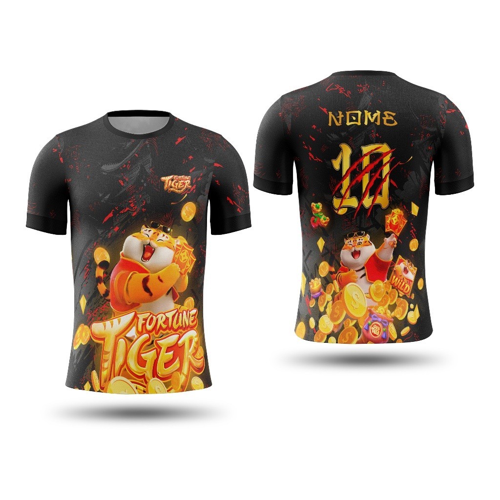 *PERSONALIZE* Camisa Interclasse Tigrinho Fortune Adulto unissexo Infantil Masculino Feminino Total Arte