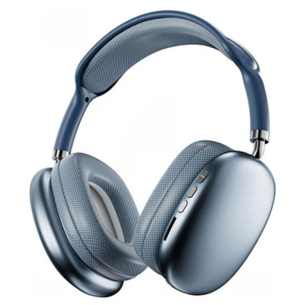 AZUL - P9- Fone De Ouvido Bluetooth Air - S/ Fio Wireless Headphone ...