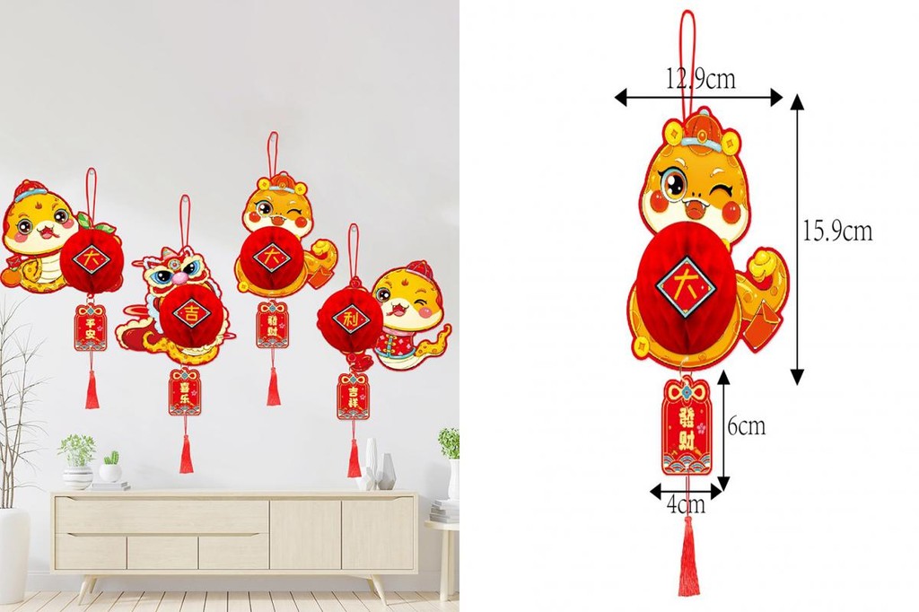 Lunar New Year Ornaments Spring Festival Decorations 2025 of the Snake