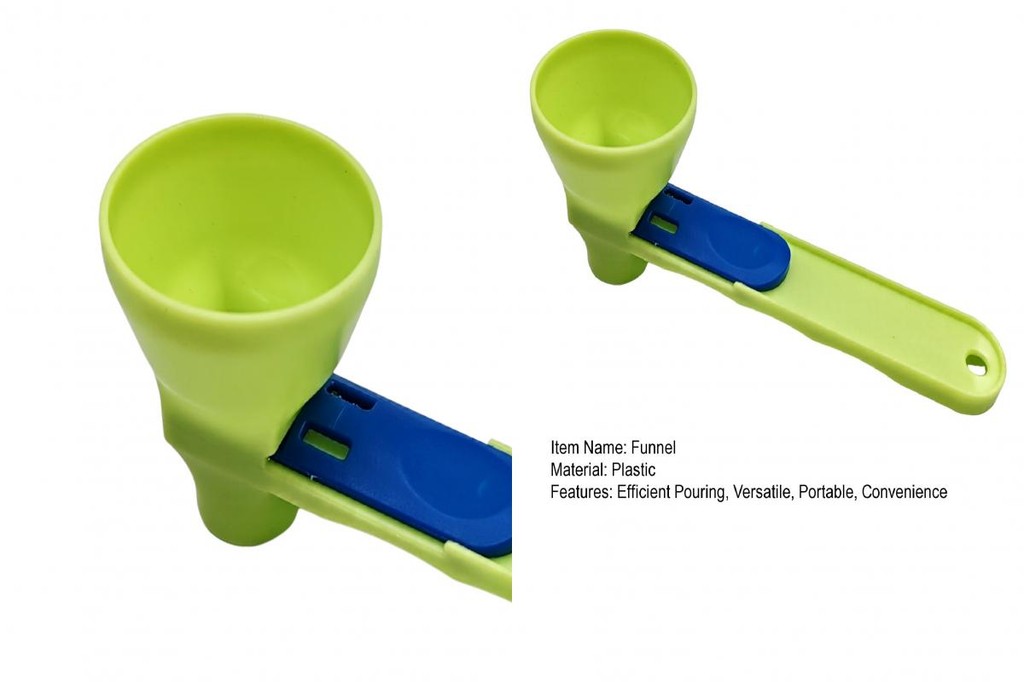 Fitness Enthusiast Funnel Spoon Efficient Ingredient Transfer Tool