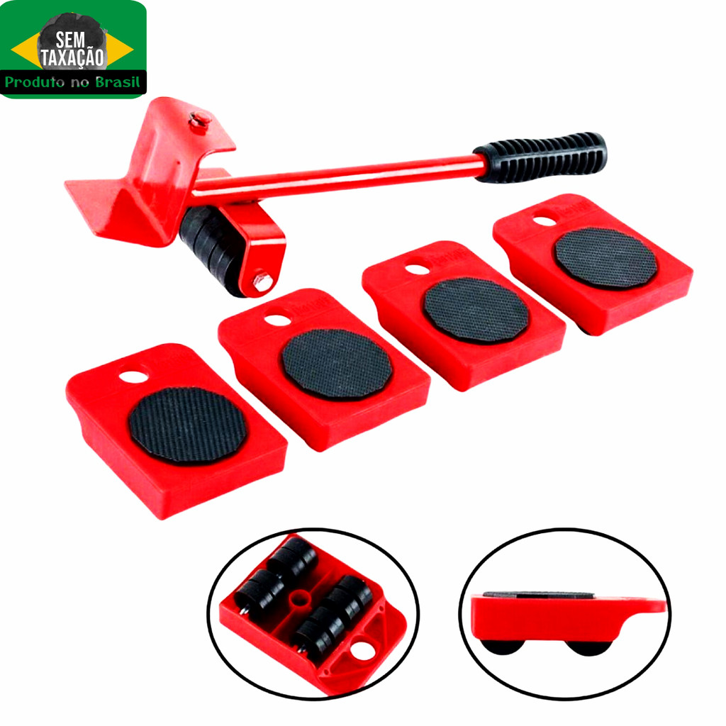 Levantador Movedor De Móveis Pesados Com Alavanca e Rodinhas | Shopee ...