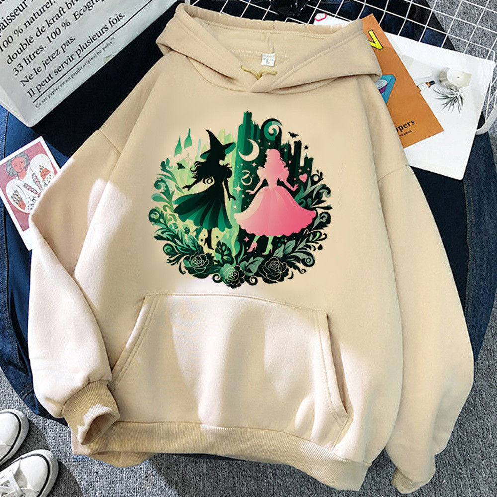 Wicked hoodie anime Estilo Moderno Inverno Confortável Feminino Fatos De Treino Gráfico casual wear Padrão Elegante