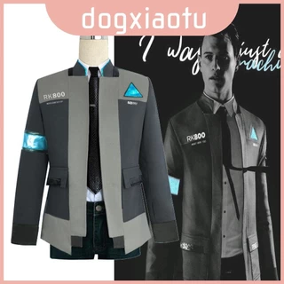 Premium Detroit Torne-Se Humano Rk800 Connor Cosplay Traje Completo Jaqueta Casaco Para Roleplay Experiência Final