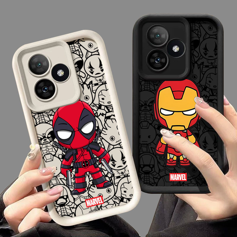 Deadpool Homem De Ferro Bebê Marvel Capa De Telefone Para Infinix Hot 40 30 20 Note VIP Invólucro Smart 9 8 6 Plus 7 TEC