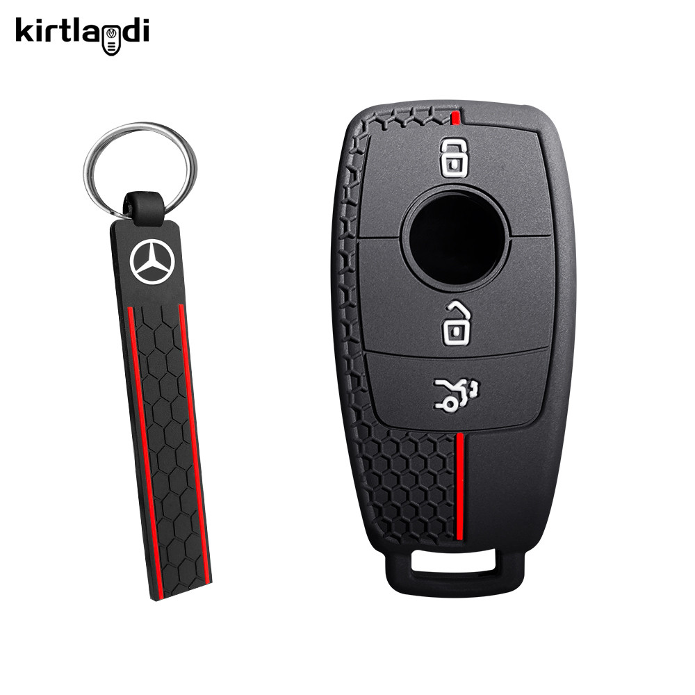 Leather Car Key Case For Mercedes Benz A C E S G Class GLC CLE CLA GLB GLS – ONE WAY MARKET