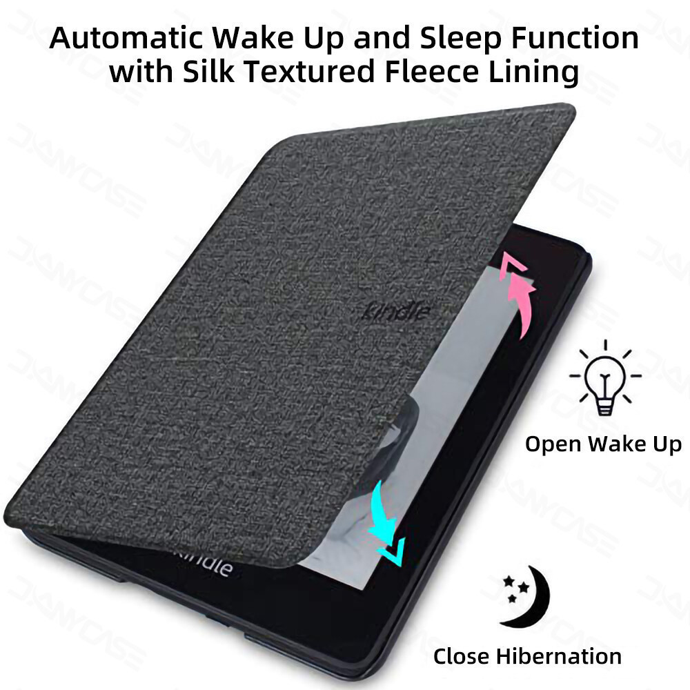 Custodia Per Kindle Paperwhite 6a/7a Gen - Cover Con Paperella Cartoon, Rosso, Sleep/wake