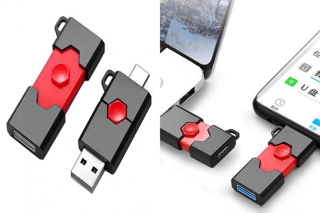 External Drive Usb Flash Compact 3.0 Dual Otg Type-c Fast Transfer for ...