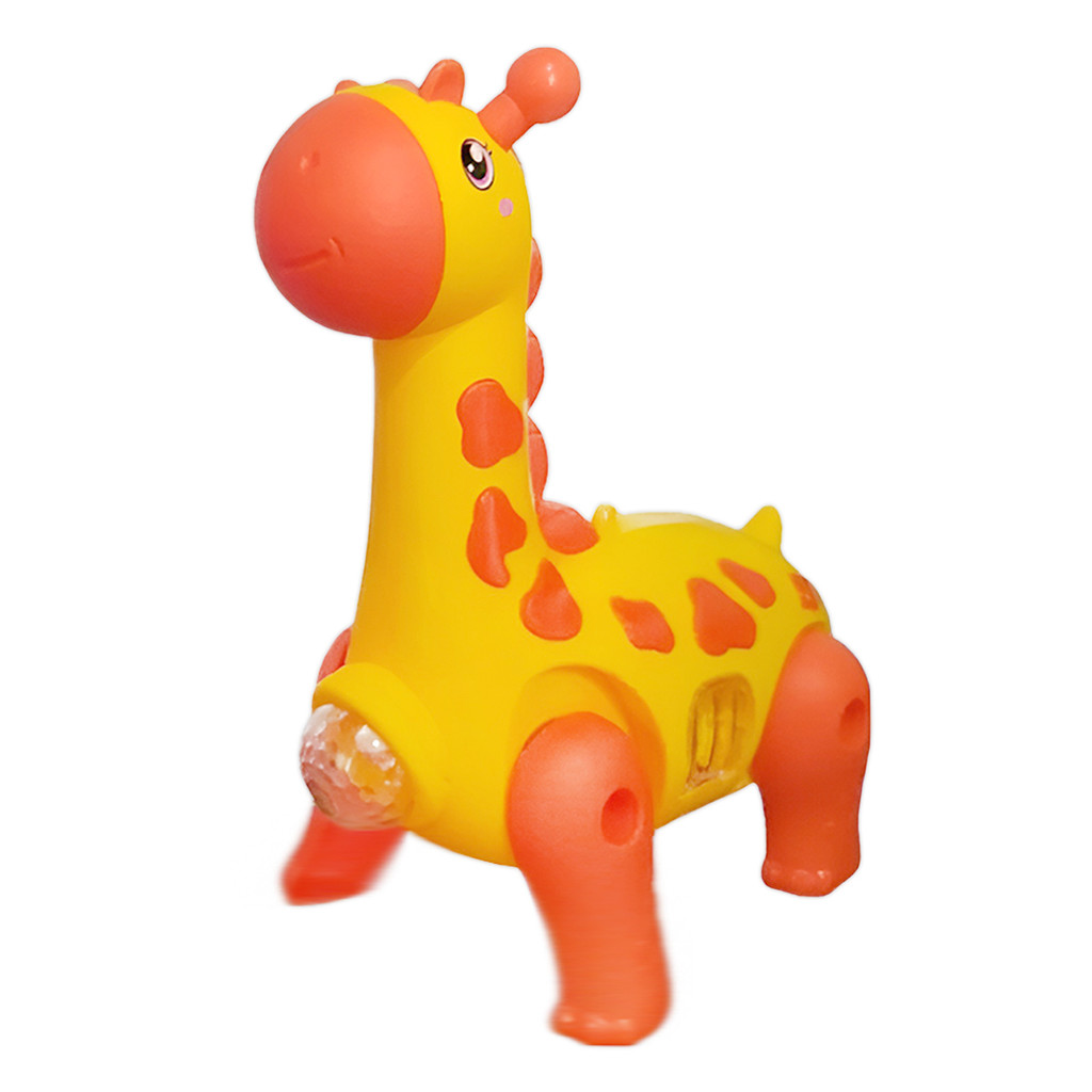 Girafa Brinquedo Infantil Dançante Robô Som Luz Crianças Bebe Cor ...