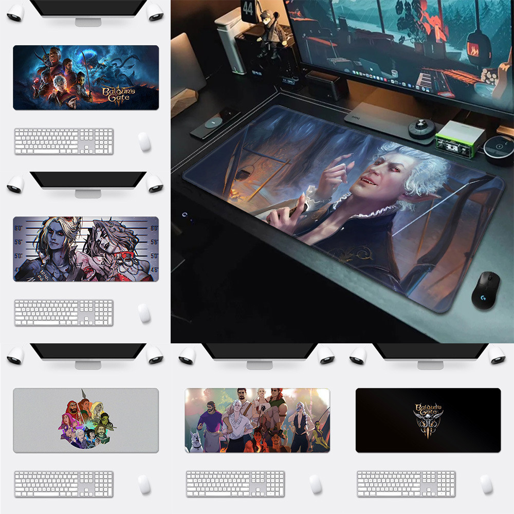 Baldrs Gate 3 Mousepad Impressão HD Computador Gamers Bloqueio Borda ...