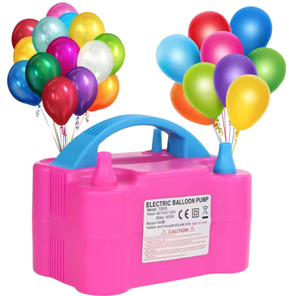 Inflador Compressor Bomba Elétrico Encher Balão Bexiga Festa | Shopee ...