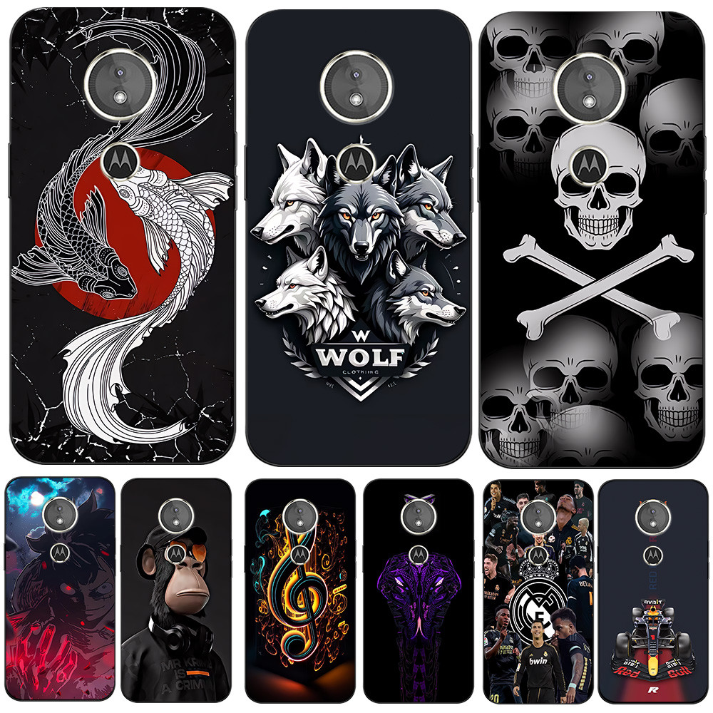 Custodia Con Portafoglio E Stand Per LG K20 2019 – Cover In Pelle TPU Con Motivo Teschio, Porta Carte E Chiusura Magnetica - 3