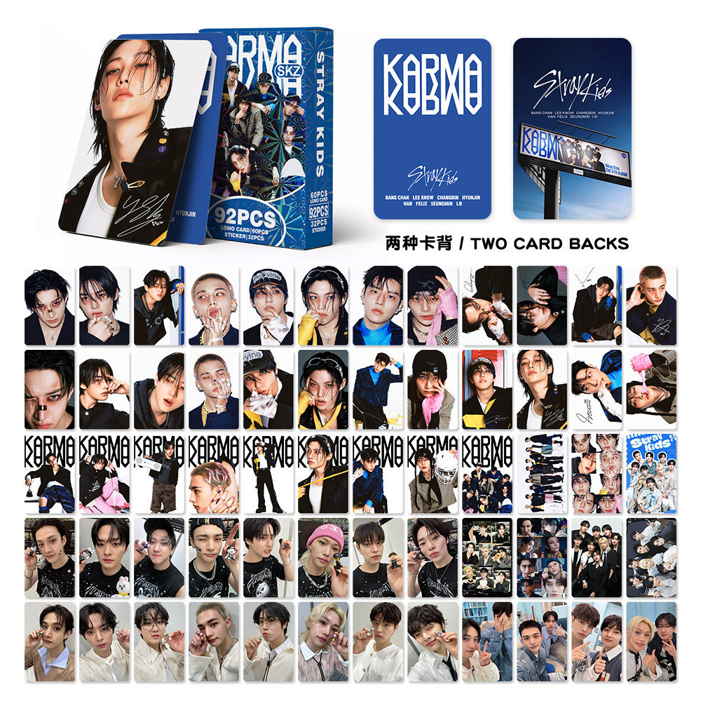 92pcs/box STRAYKIDS Photocards Karma KPOP Collection Card | Shopee