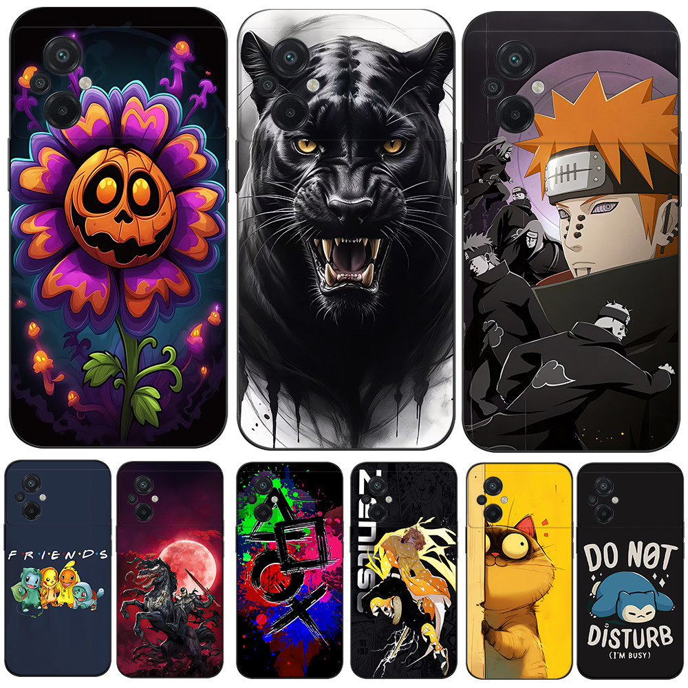 GOKEN Cover for Xiaomi Poco M5 4G, Silicone TPU/PC Dual Layer Hybrid