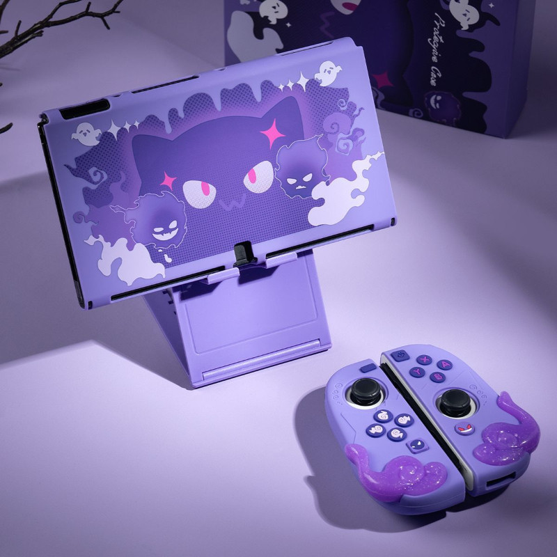 Nintendo Switch Roxo Capa Protetora Silicone Joy Con Controlador Geng ...