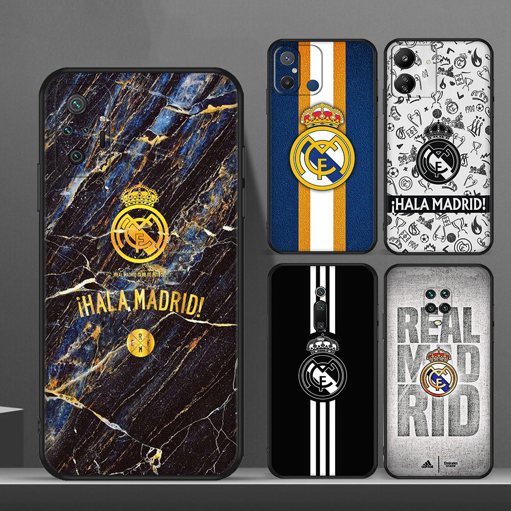 Invólucro Redmi 12 12C 13C 11A S2 12R Silicone Real Madrid Capa De ...