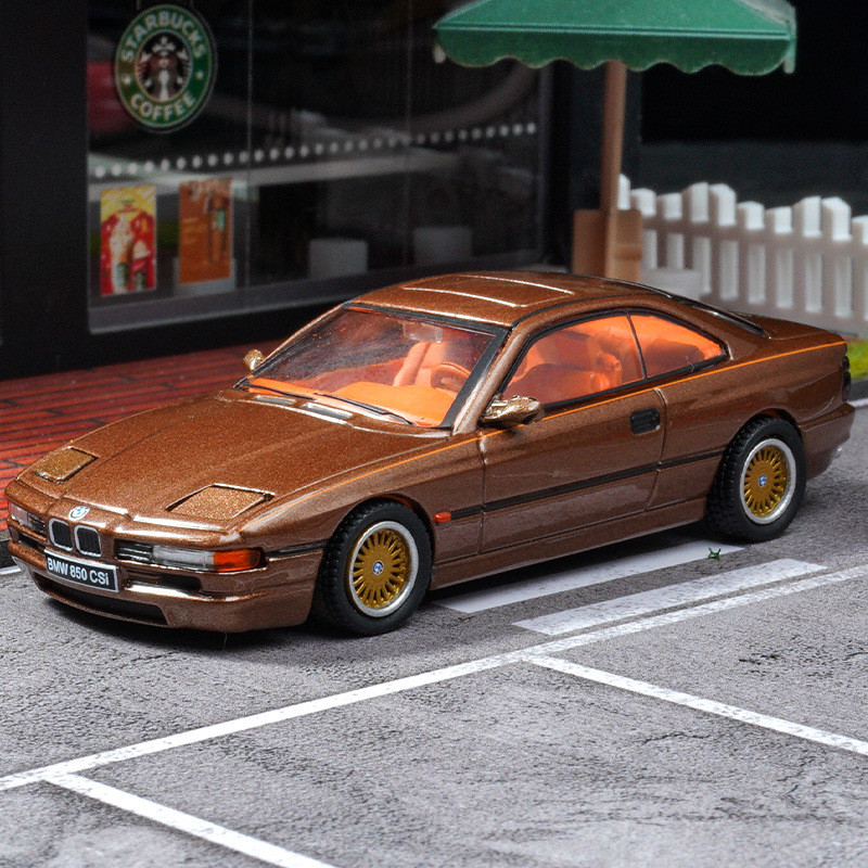 DCT-Shadow 1/64 BMW 850CSi Modelos de carros Liga de fundição Modelos ...