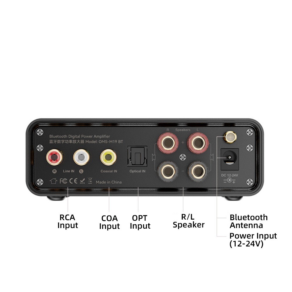 Bluetooth Mini Tpa D Classe D Amplificador De Pot Ncia