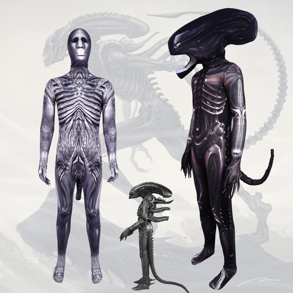 Fantasia De Cosplay De Alienígena Romulus Para Halloween Com Design ...