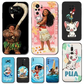Capa Para xiaomi mi 8 lite redmi 8 8a Traseira De Telefone Silicone Macio Preto tpu Dis Moana