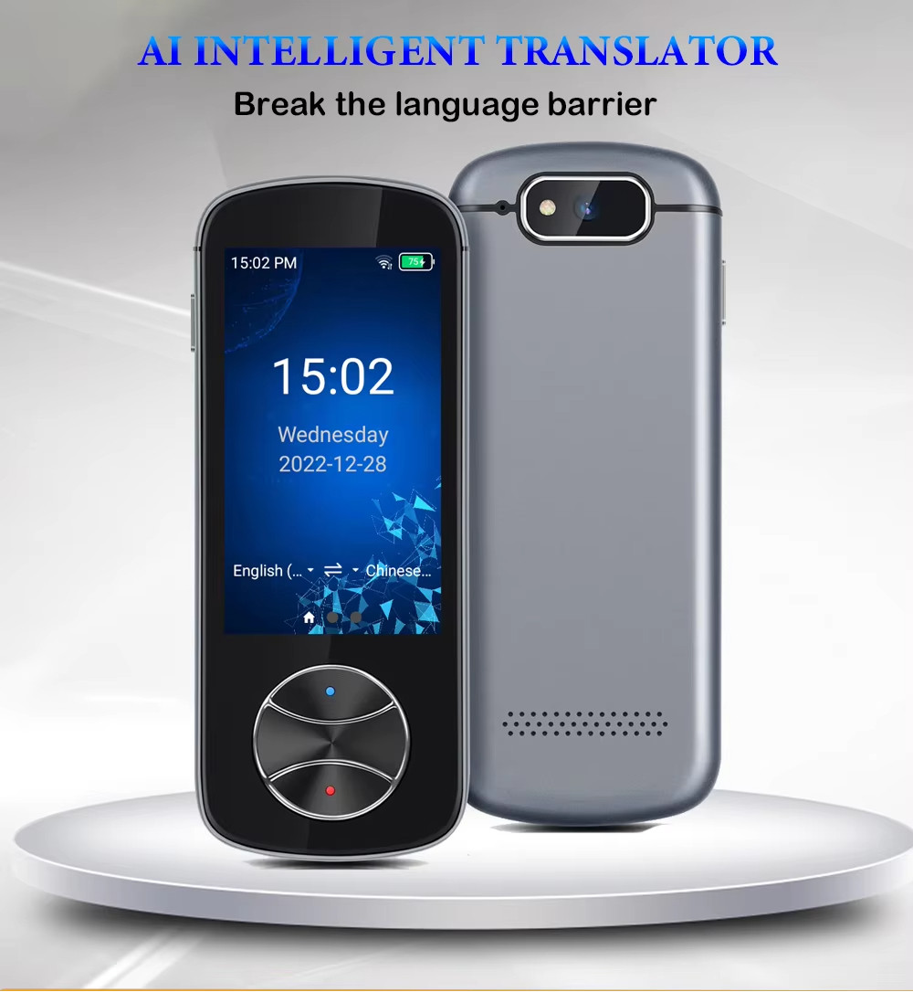 New V10 Language translator device Portable Audio Translator 137 ...