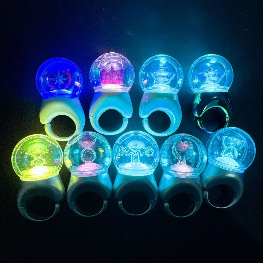 Kpop Idol Mini Ring Light Anel De Luz Luminoso Lightstick Anéis ...