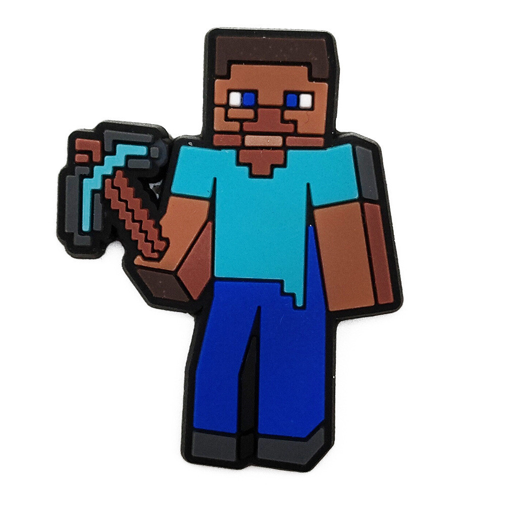 Desenhos Animados Minecraft Jibitz Croc Pixel Estilo Crocs Charme ...