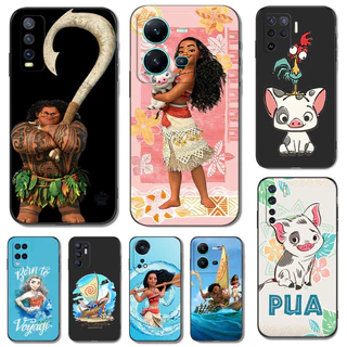 Capa Para vivo Y71 Y71A Y73S 5G Y76 S7e 5G Y81 Y83 Sem Buraco De Impressão De Dedo Telefone Silicone Macio Dis Moana