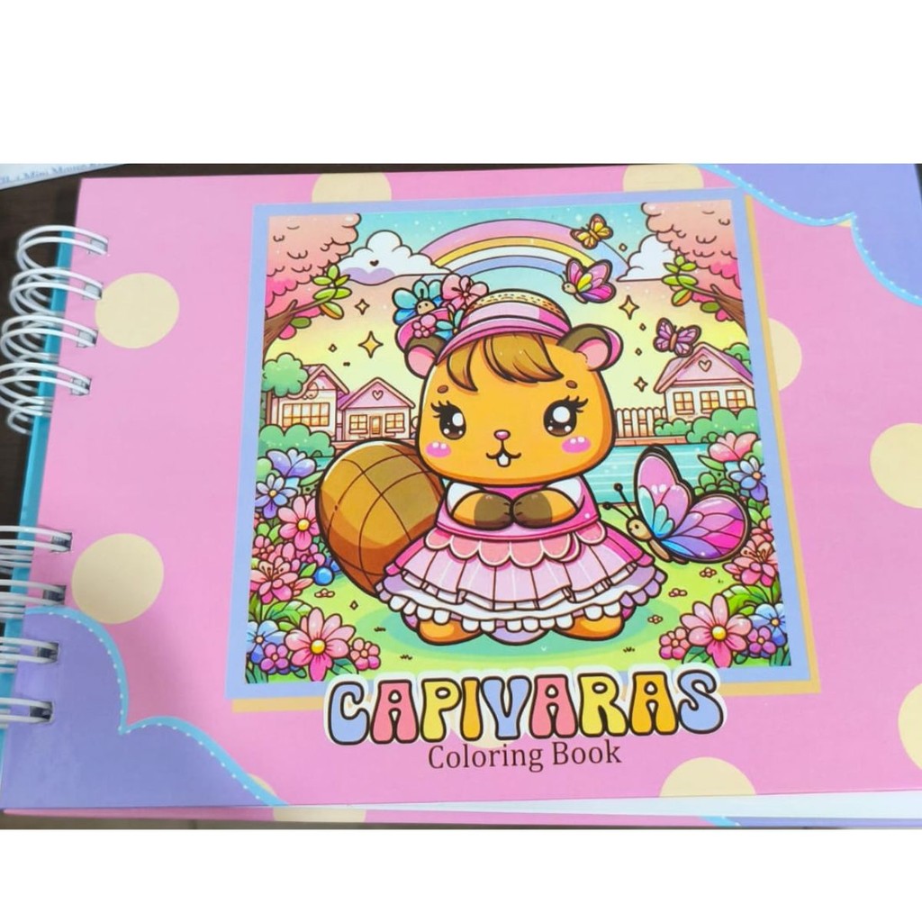 Livro Bobbie Goods Capivara Capa Dura 50 Páginas De Desenho | Shopee Brasil
