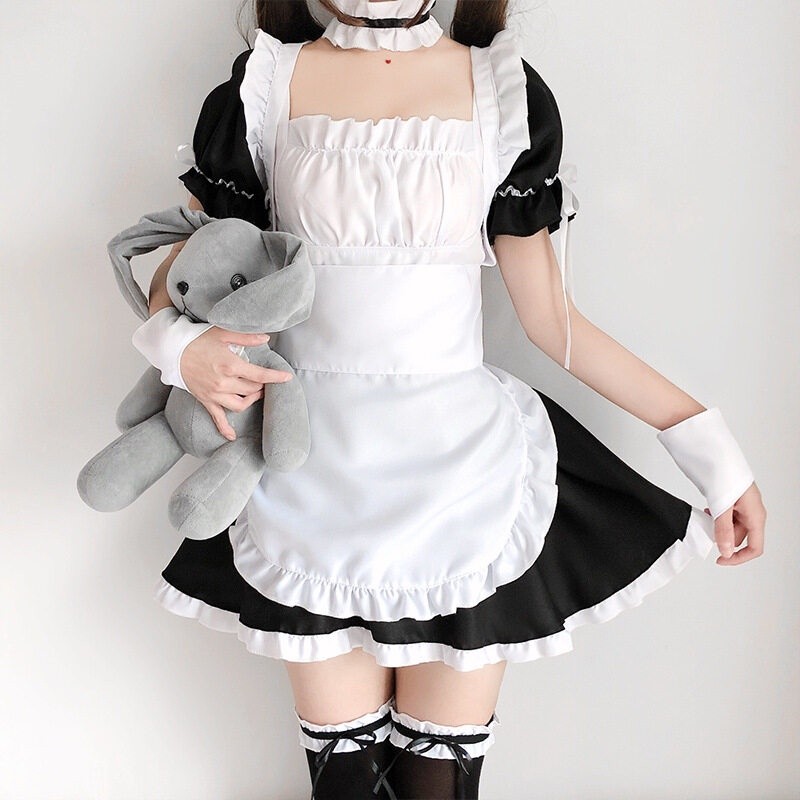 Anime Kasugano Sora Cosplay Traje Feminino Uniforme De Empregada ...